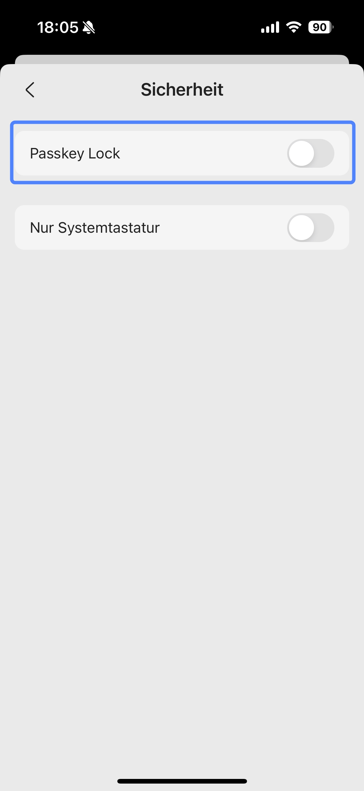 einen Passkey für UPDF festlegen