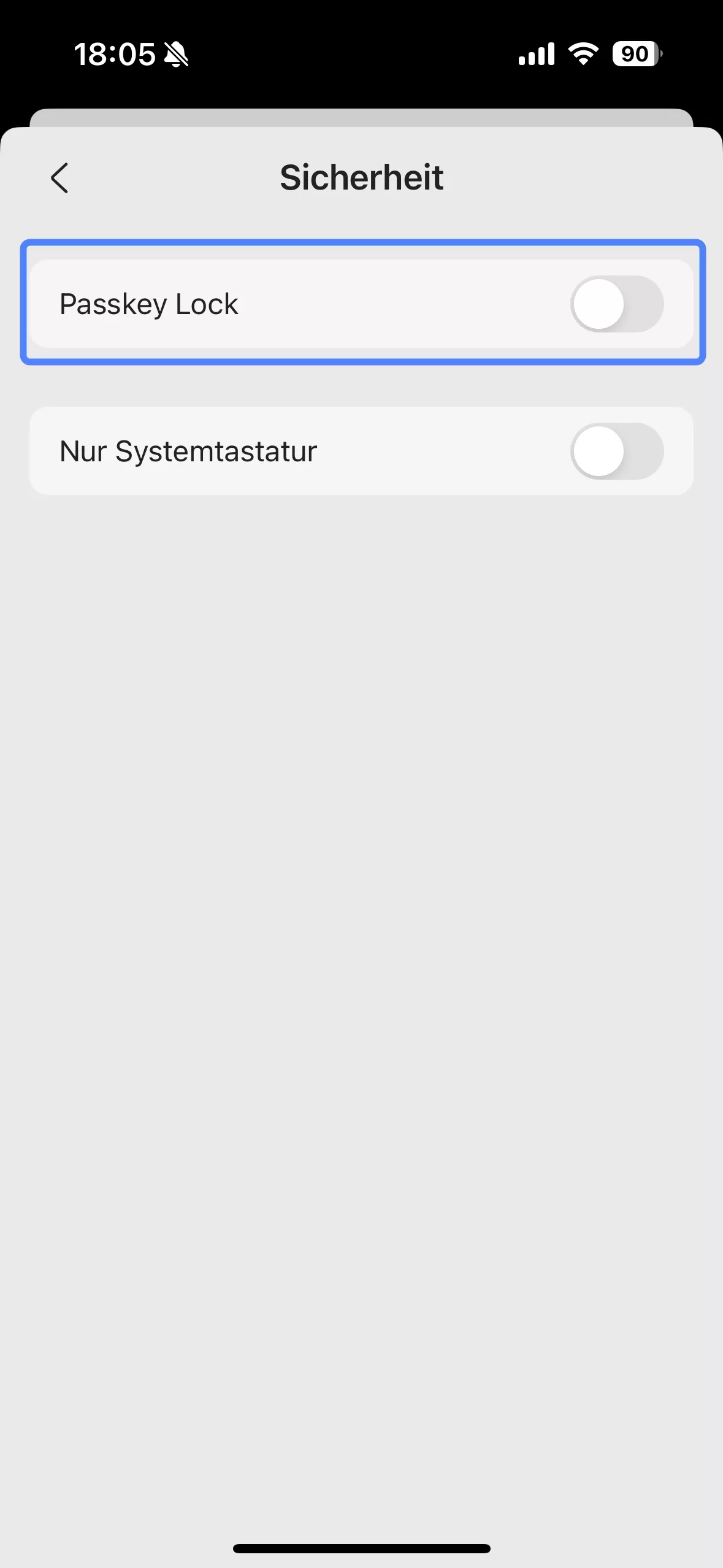 einen Passkey für UPDF festlegen