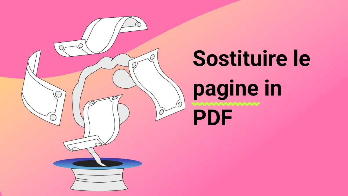 Sostituire le pagine in PDF