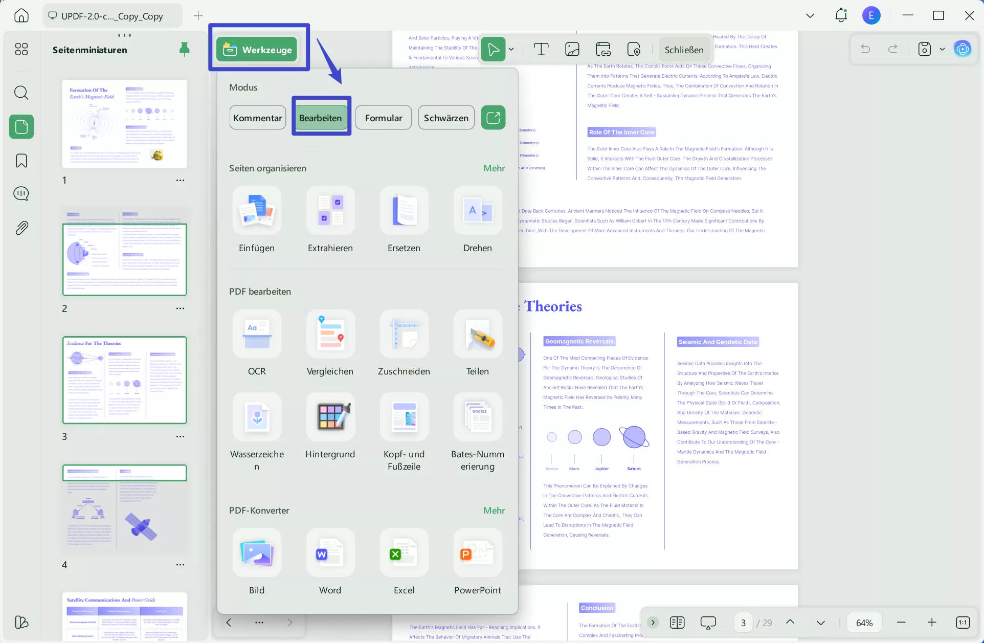 PDF Farbe ändern - UPDF