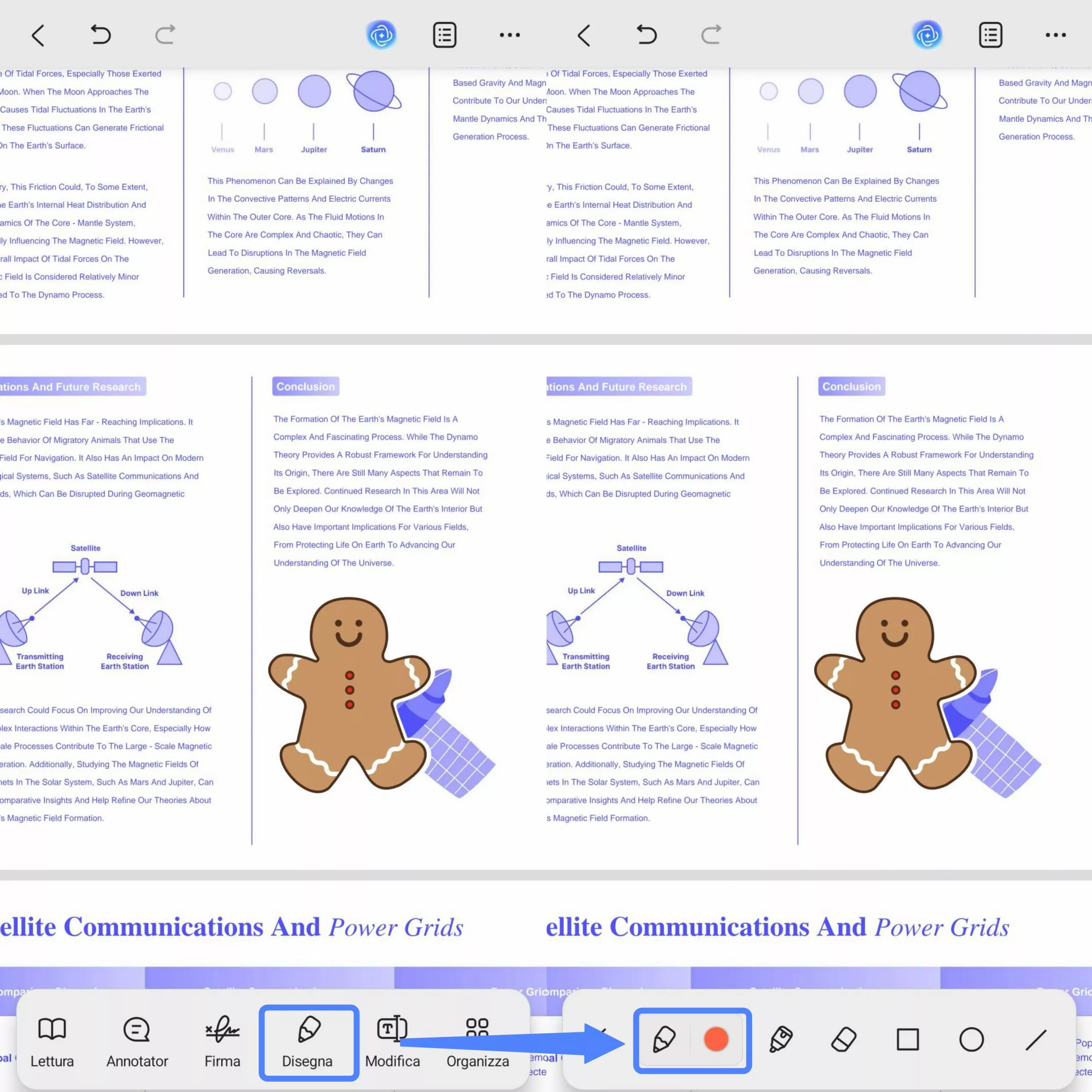 choose pencil or highlighter