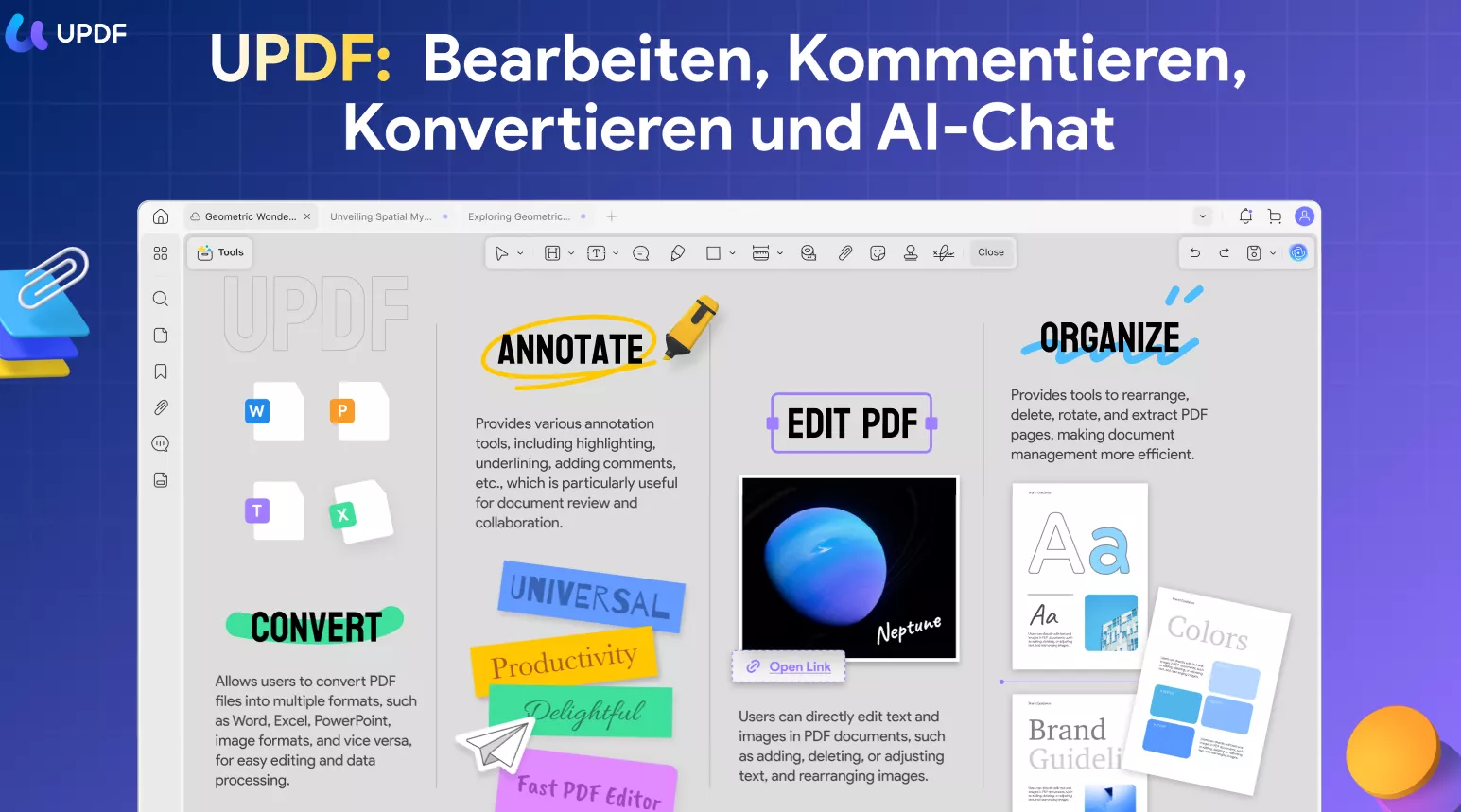 PDF Farbe ändern - UPDF