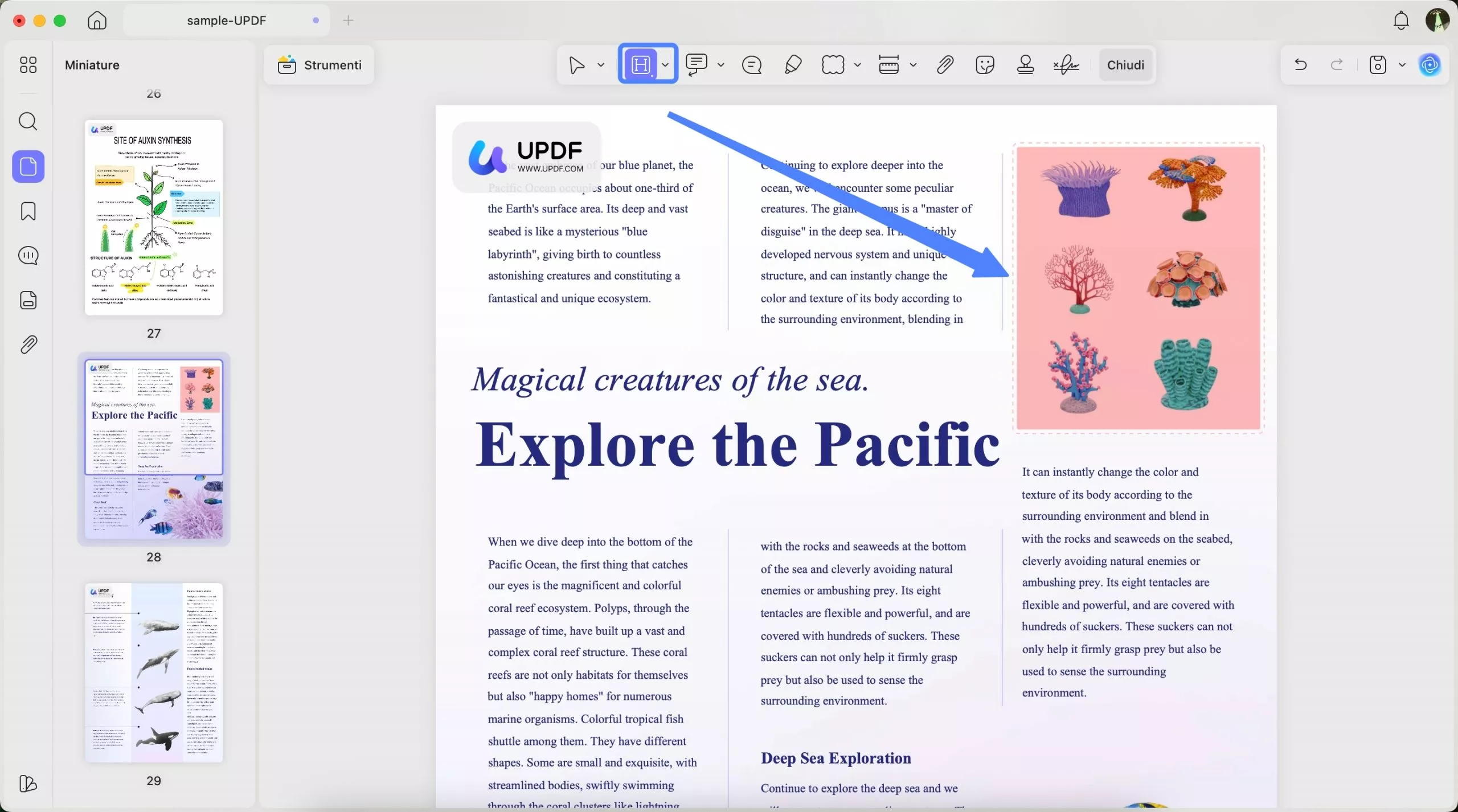 hilight pdf on mac with updf