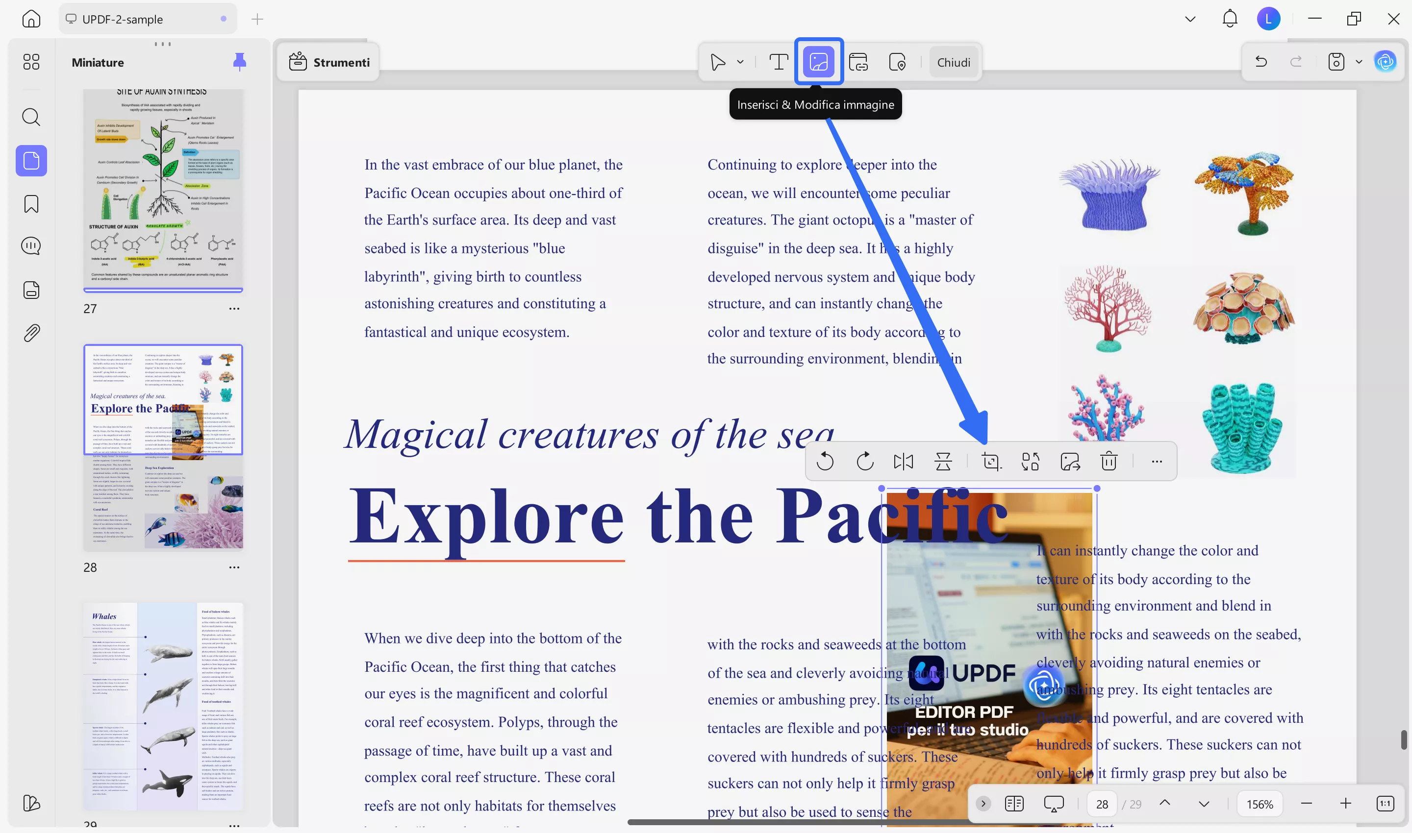 add image to PDF with image feature in UPDF
