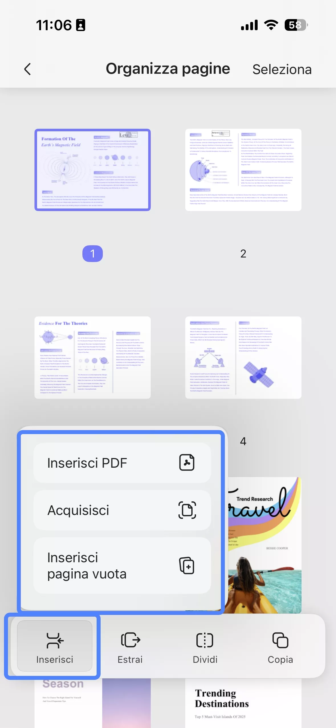 insert pdf ios