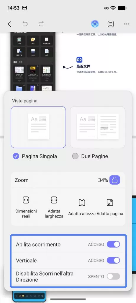 disabling scrolling in the other direction