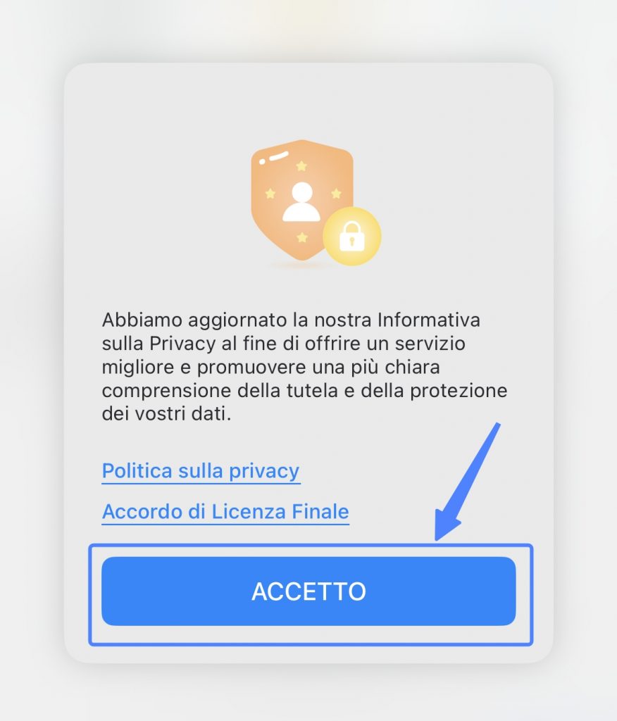 agree privacy policy ios