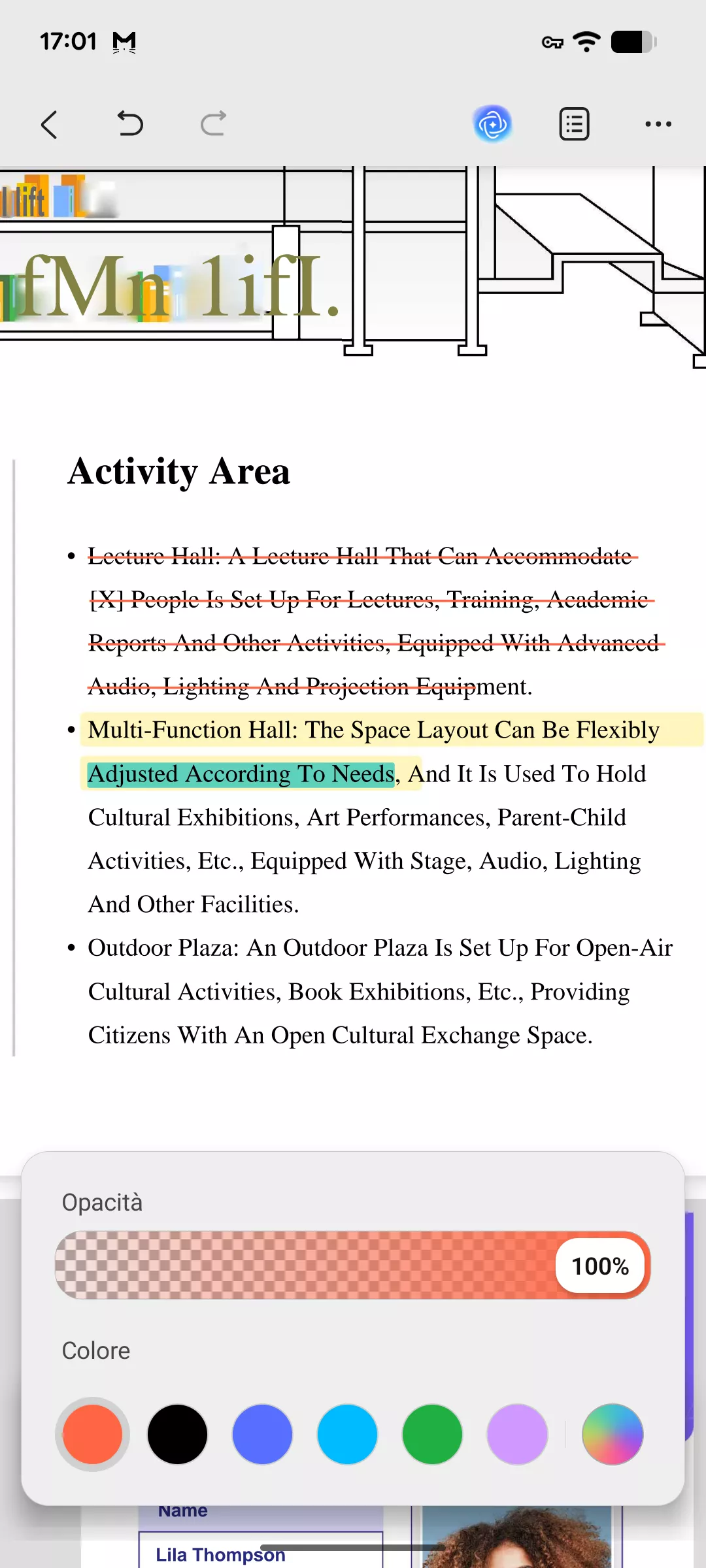 edit the strikethrough