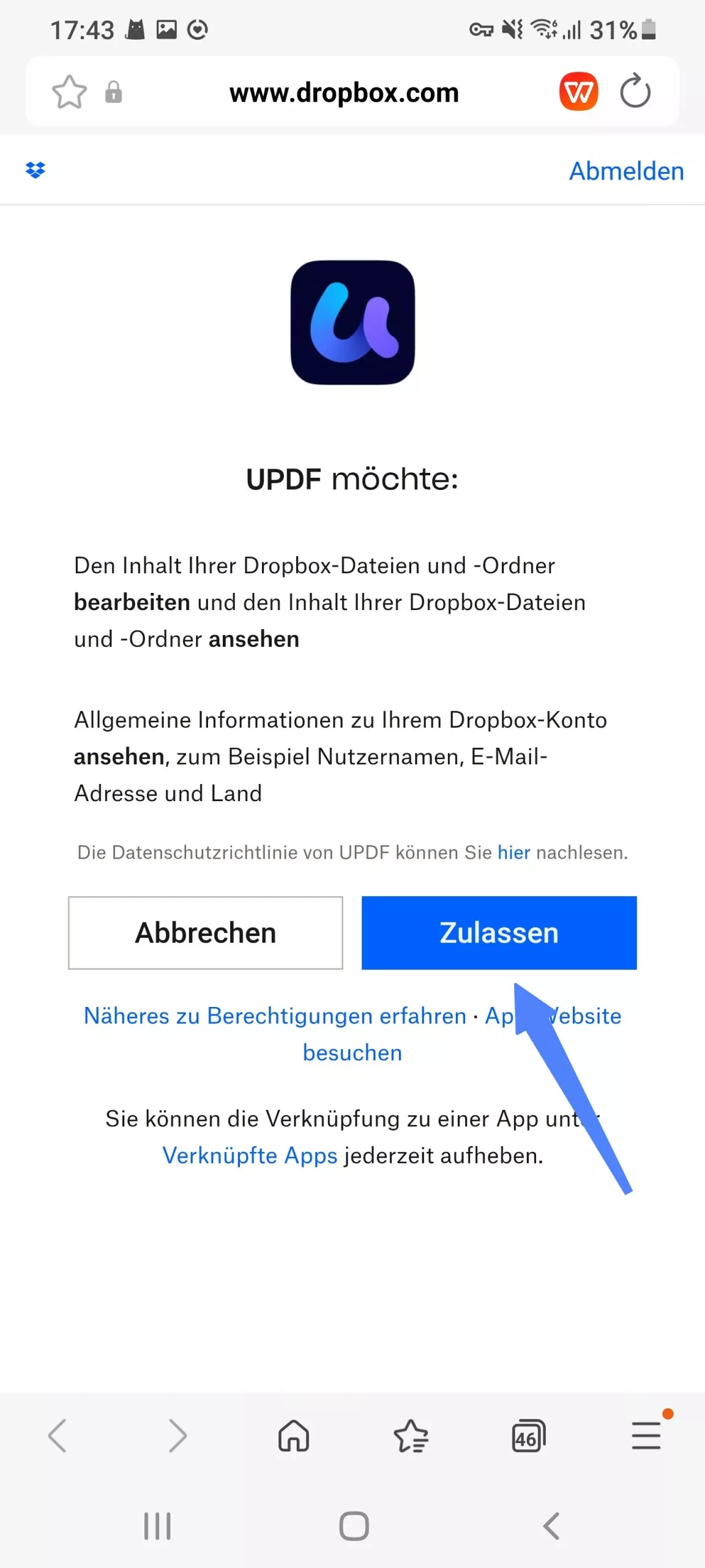 Import aus Cloud Drive