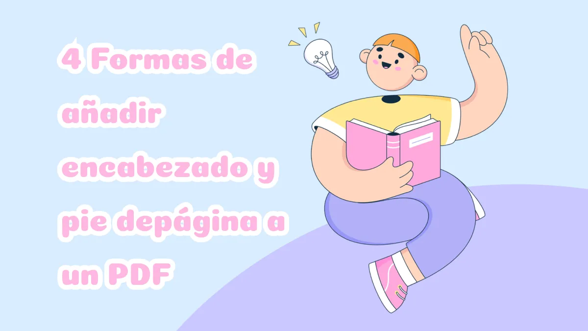 4 Formas de añadir encabezado y pie de página a un PDF