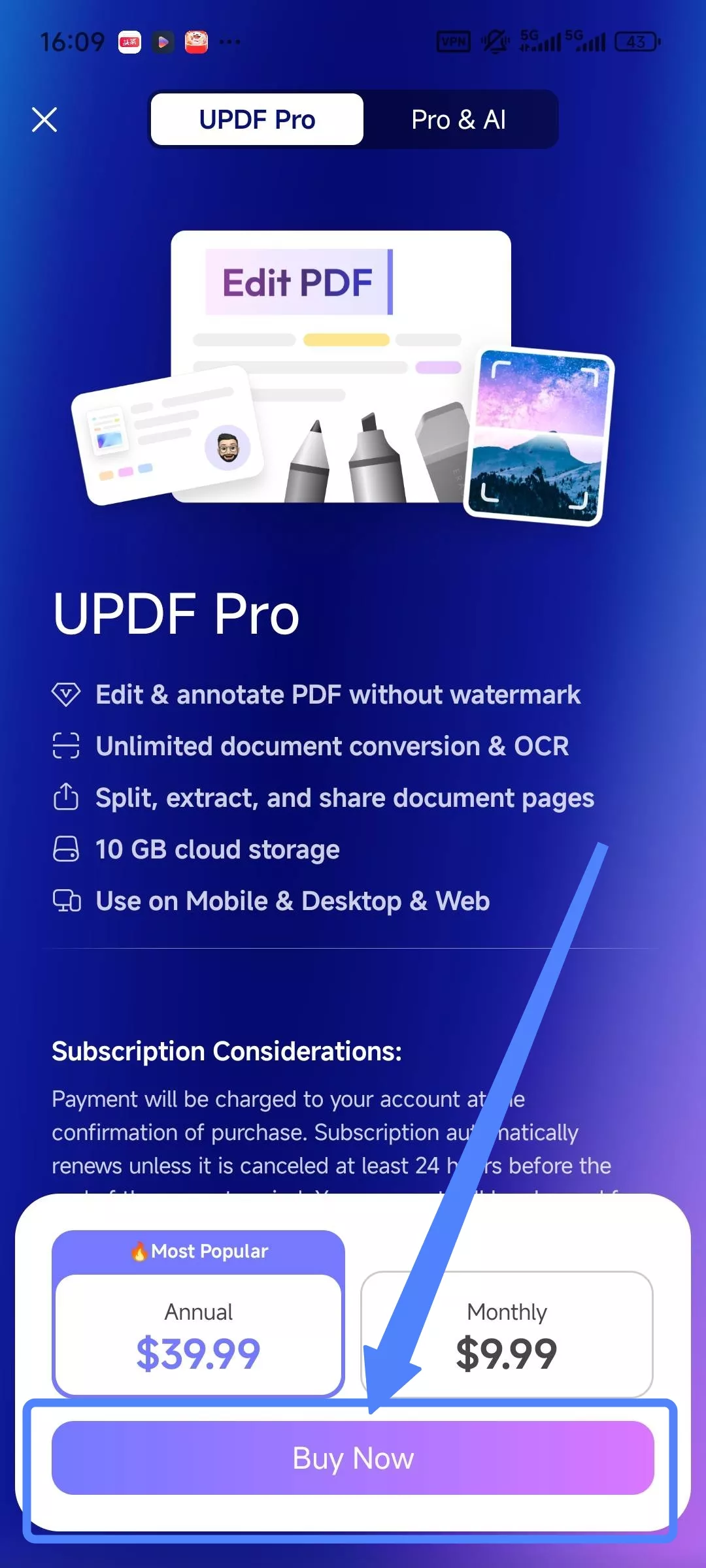 buy updf premium license