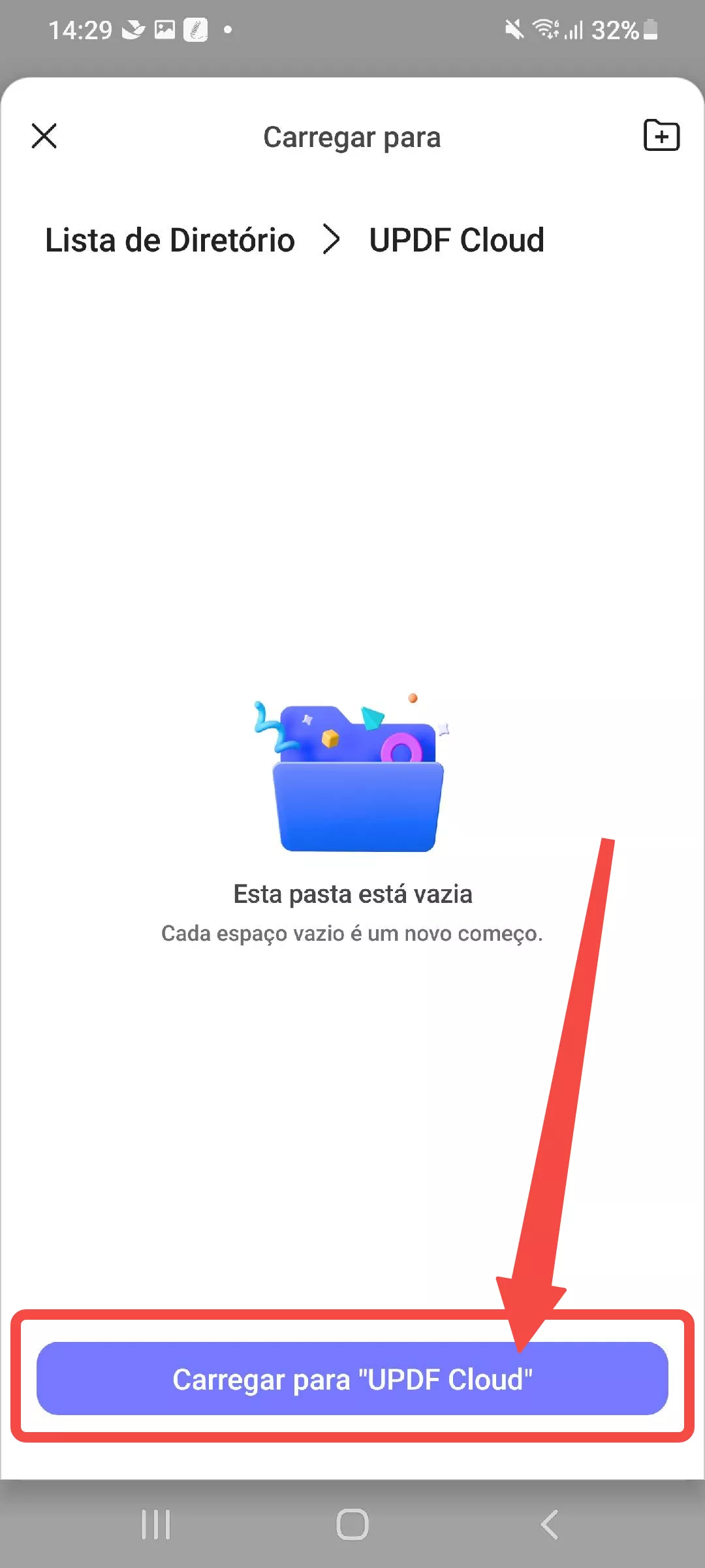 carregar para "UPDF Cloud"