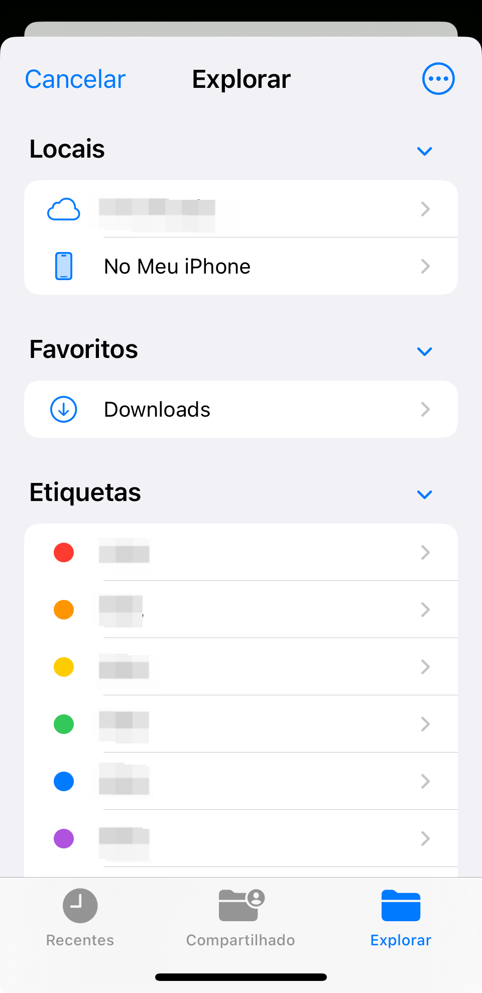 clique no botão de navegação