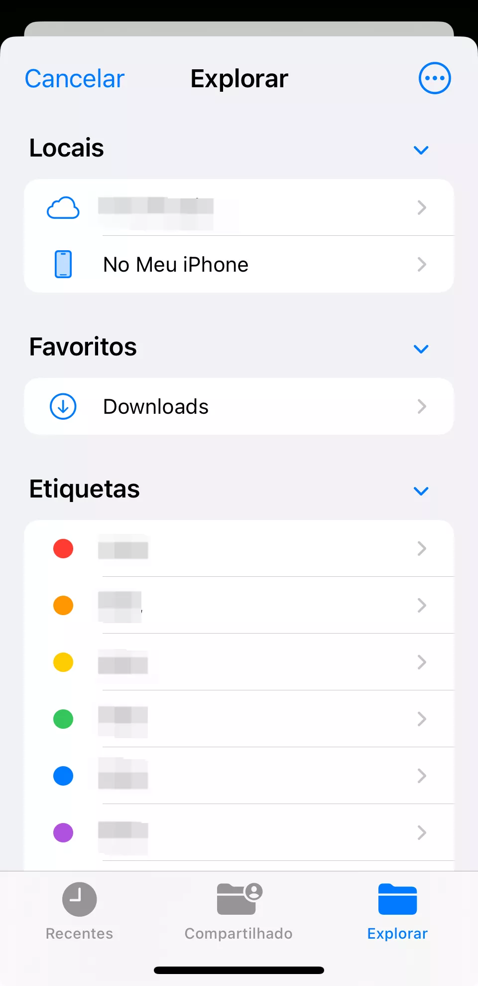 clique no botão de navegação
