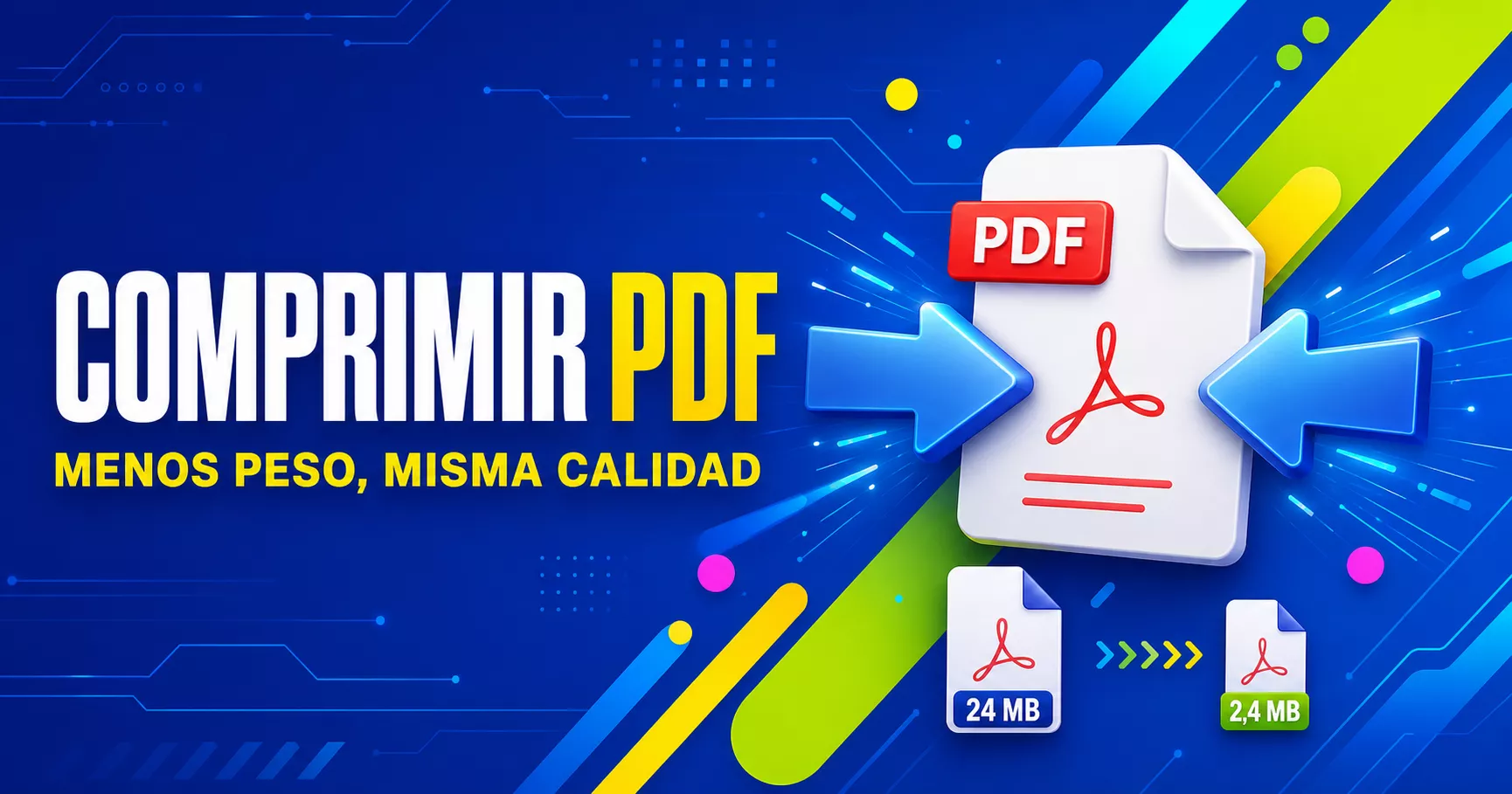 Comprimir PDF: reduce el tamaño online, con UPDF, en móvil y sin perder calidad