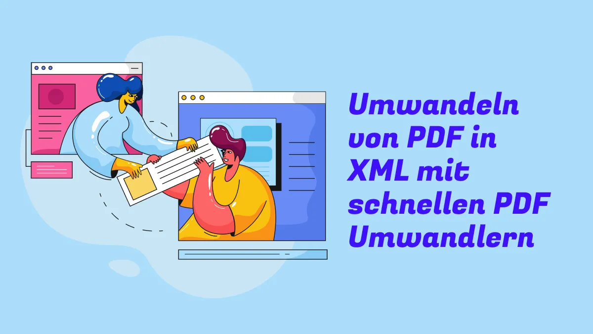 So kannst du PDF in XML mit 3 Methoden umwandeln