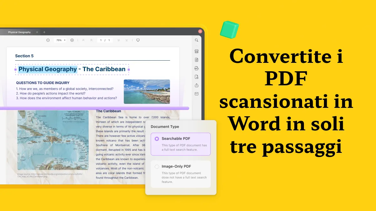 Modo rapido per convertire PDF scansionati in Word