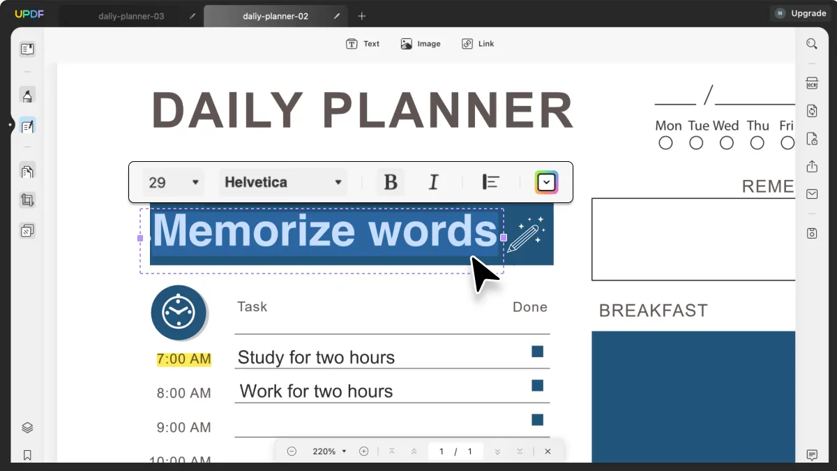 best daily planner app edit plan