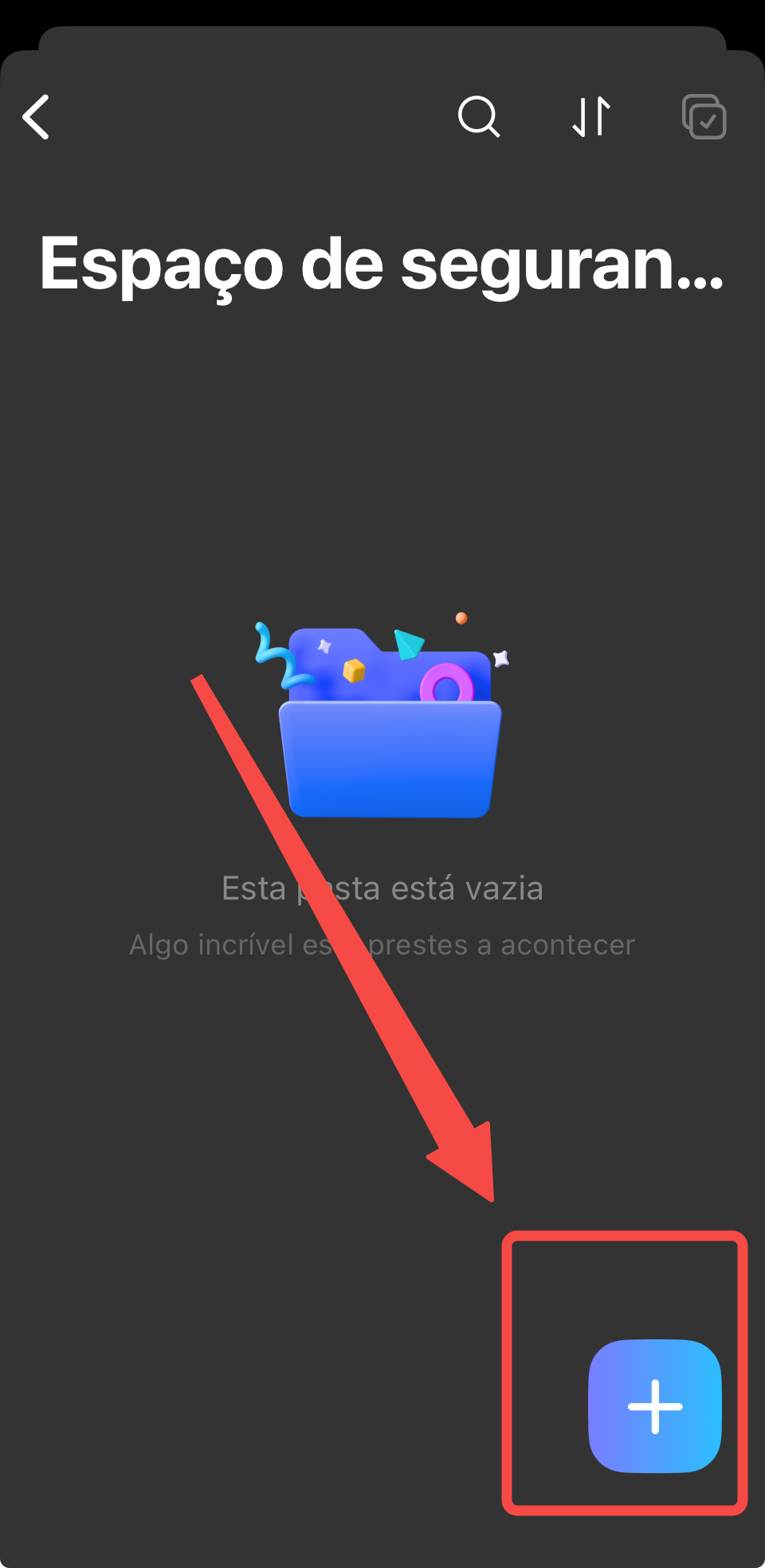 espaço de segurança