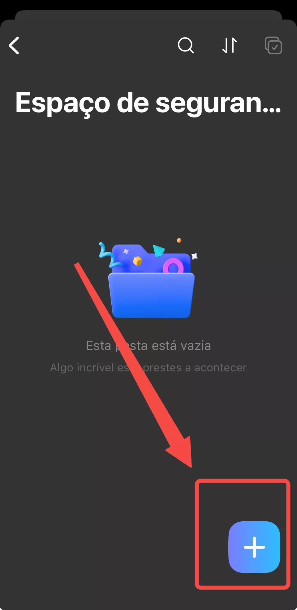 espaço de segurança