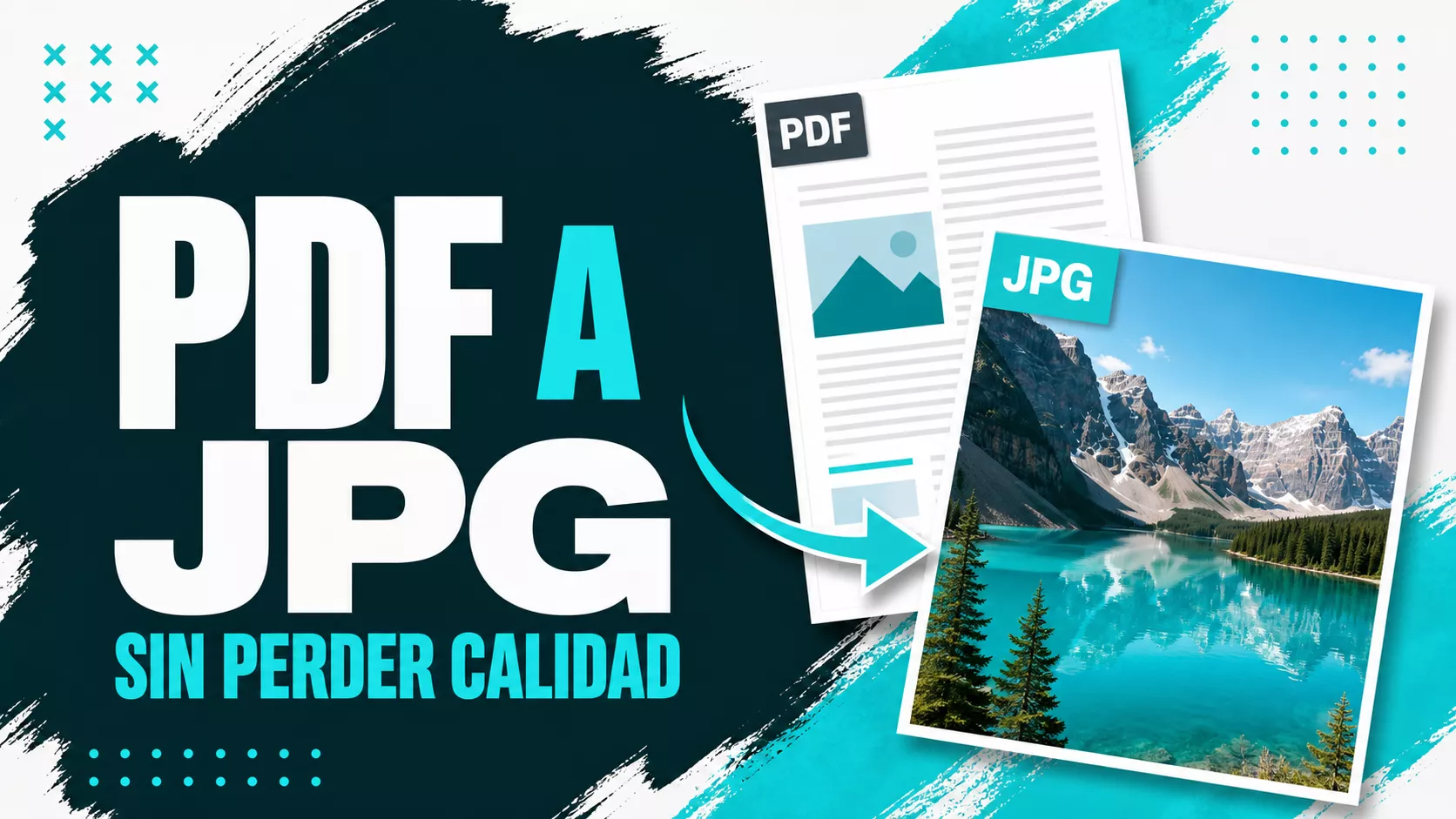 PDF a JPG: cómo convertir un PDF a JPG gratis y en alta resolución