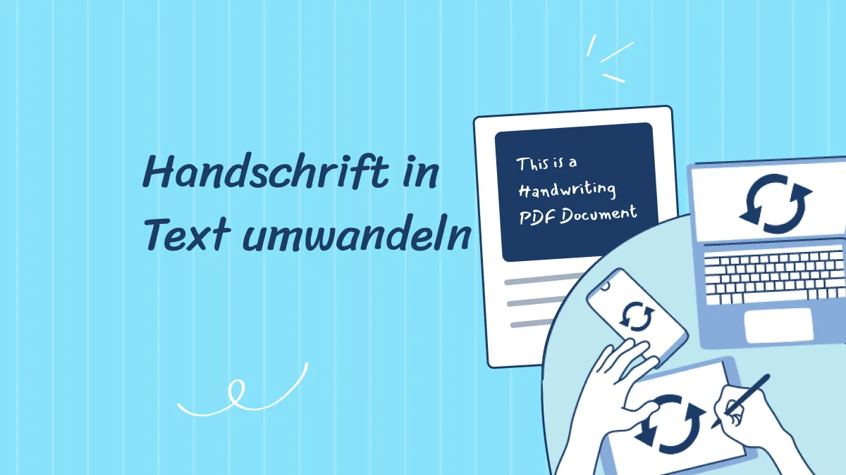 So wandeln Sie mit 5 besten Methoden Handschrift in Text um