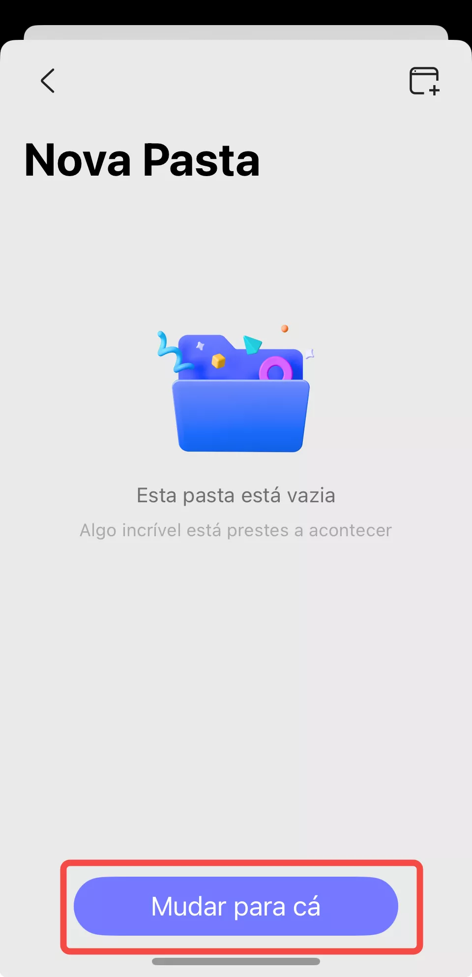 verificar arquivos na pasta e mudar para cá