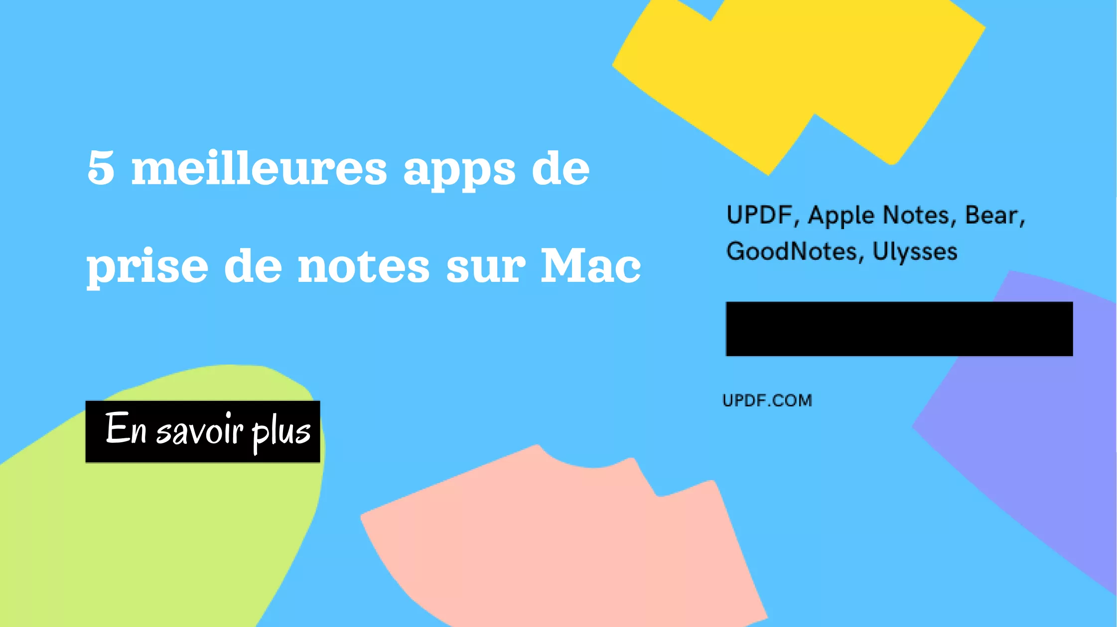 5 meilleures applications de prise de notes sur Mac en 2026