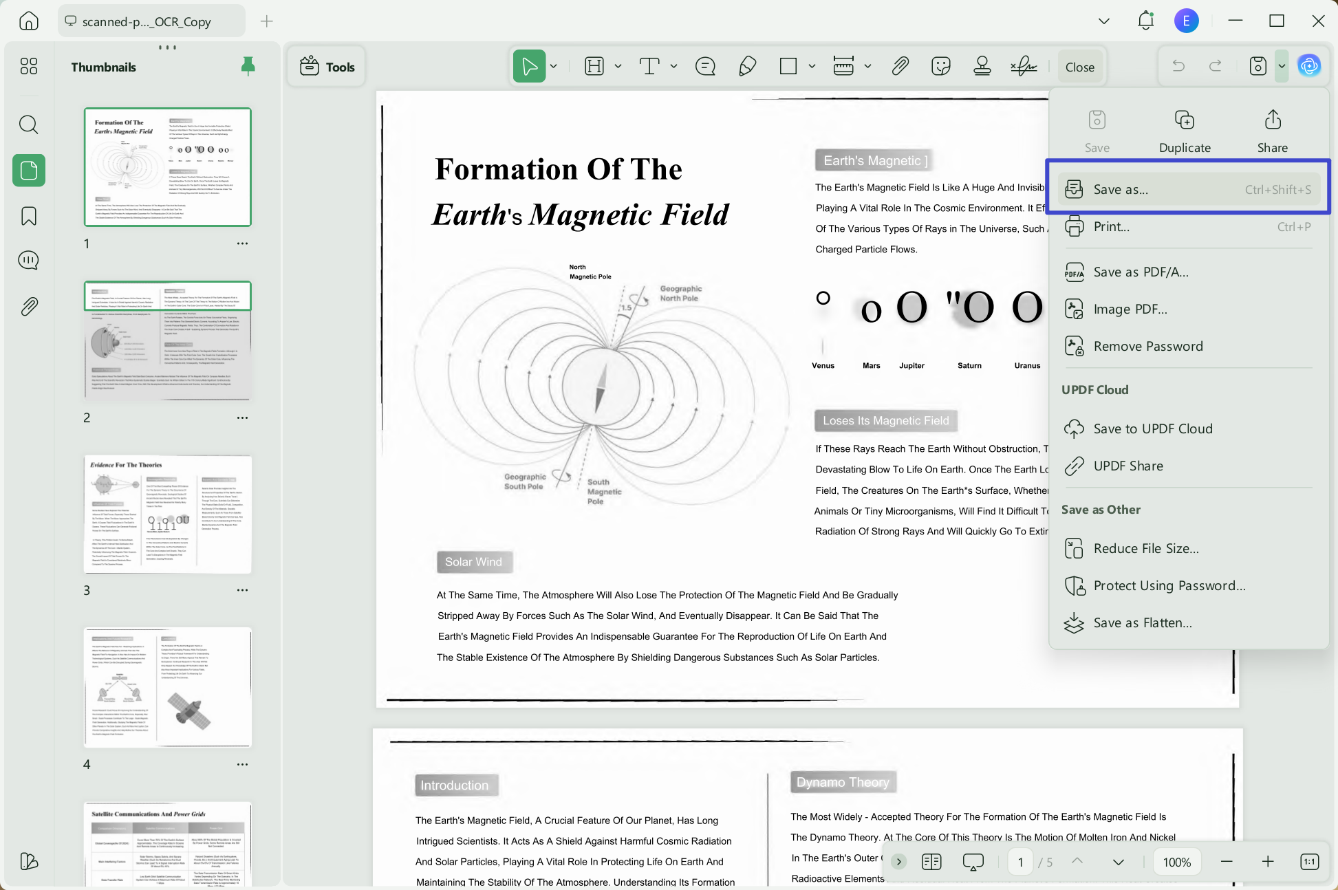 save the converted pdf file jpg to pdf