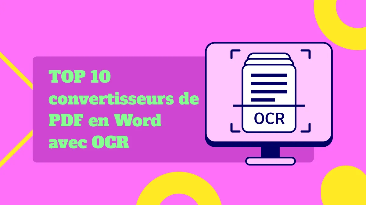 Top 10 des convertisseurs de PDF vers Word avec OCR en 2024