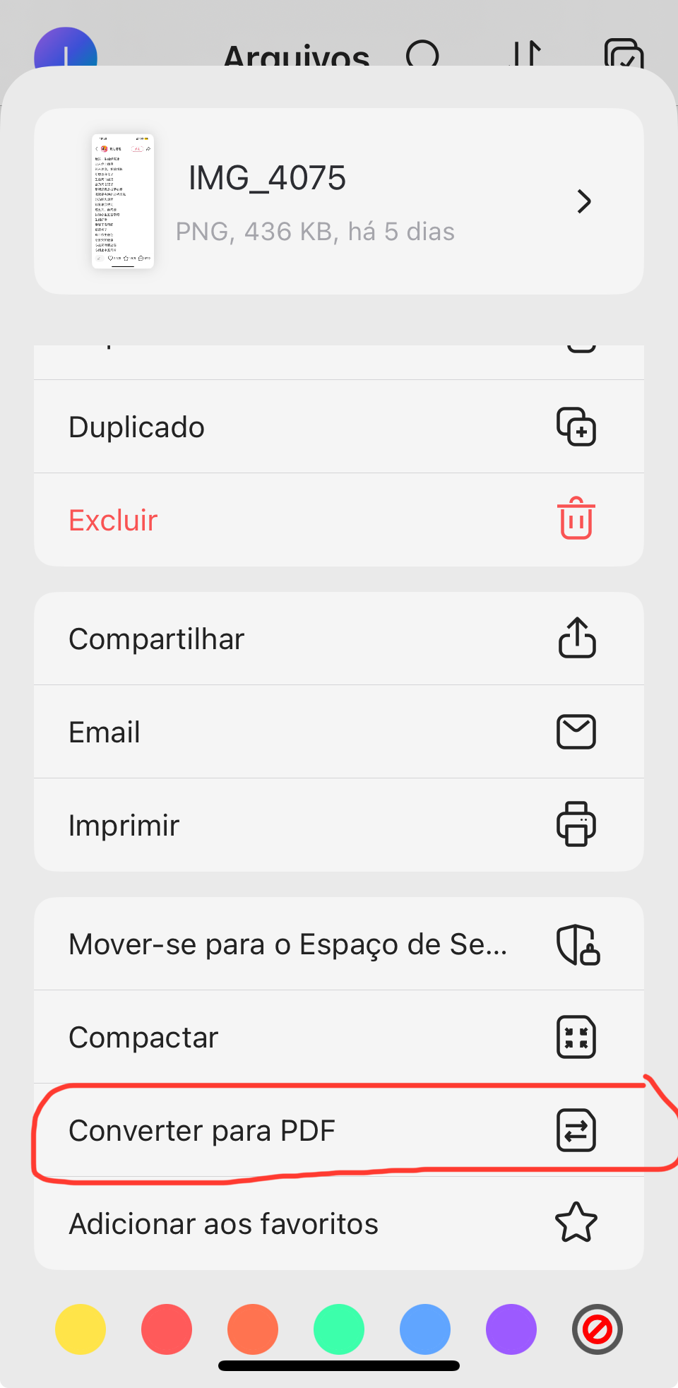 comverter para pdf
