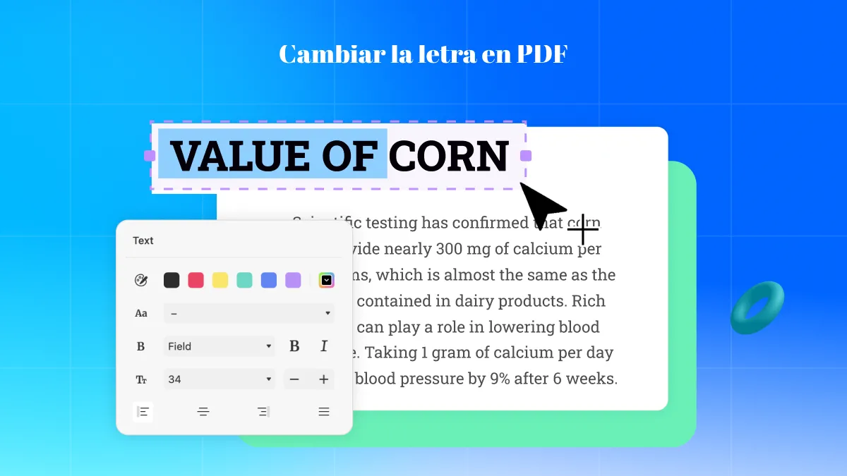 Cómo cambiar la letra en PDF de 2 formas Tanto el tipo como el tamaño