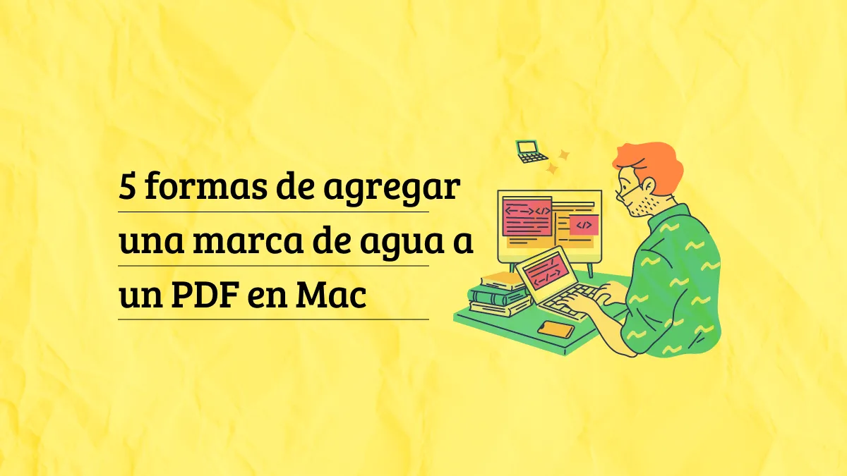 ¿Cómo Poner una marca de agua a un PDF en Mac?
