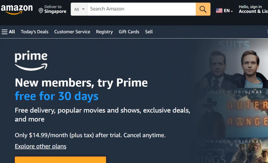 Amazon prime