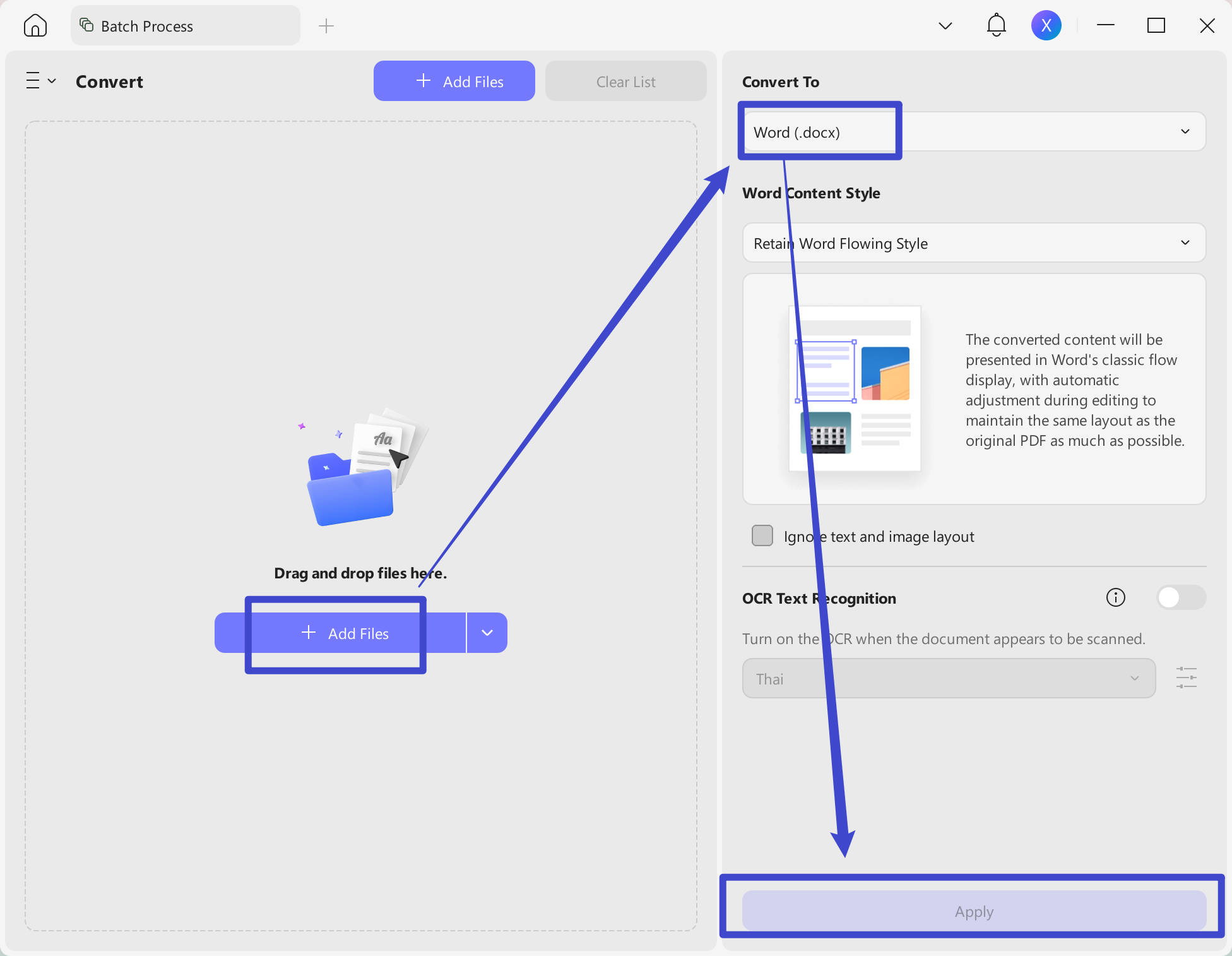 batch pdf to word pdf vs doc