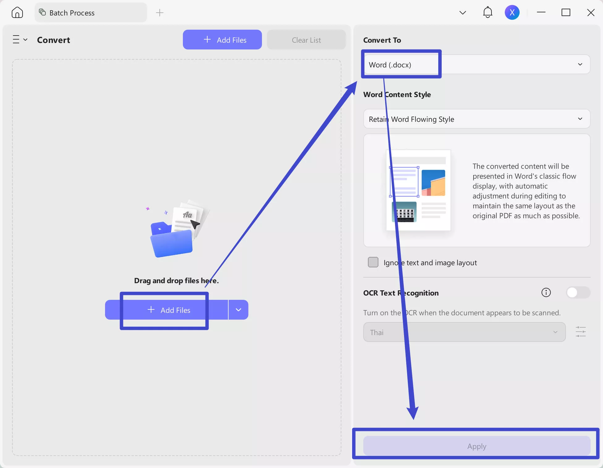 batch pdf to word pdf vs doc