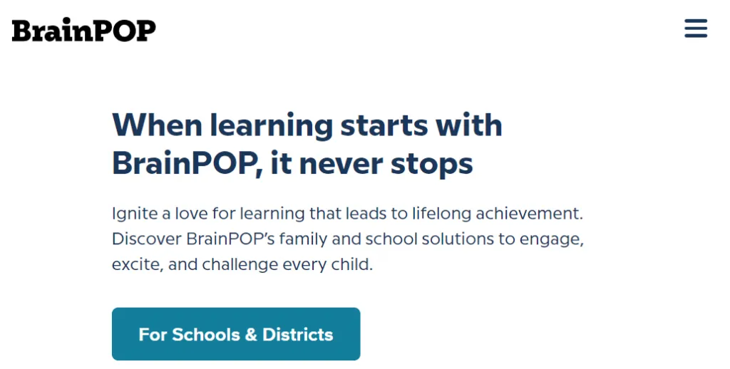 BrainPop - No. 1 Learning Website for Middle School