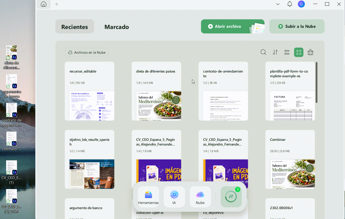 Convertir el pdf por lote y copiar todo el contenido