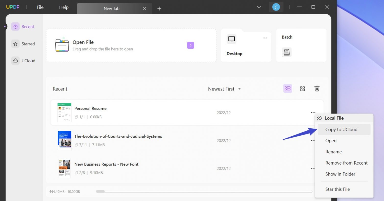 UPDF Document Cloud on Windows | UPDF User Guide