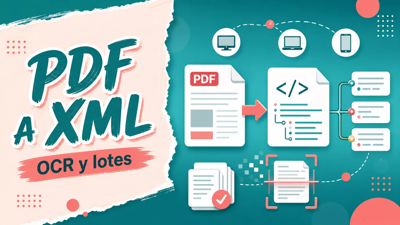¿Cómo convertir PDF a XML? 3 métodos fáciles
