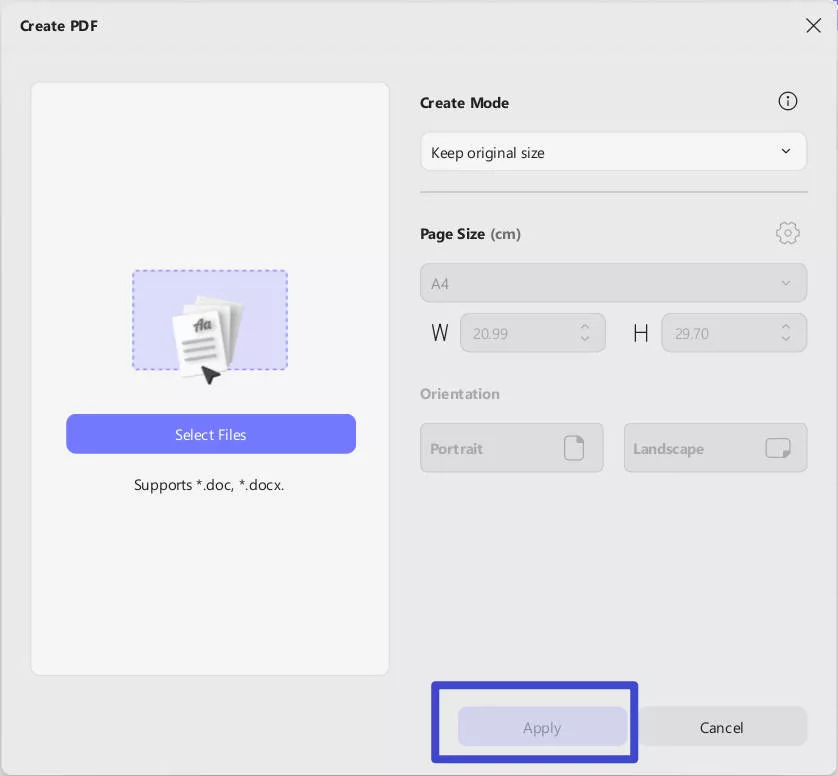 create pdf from word 2