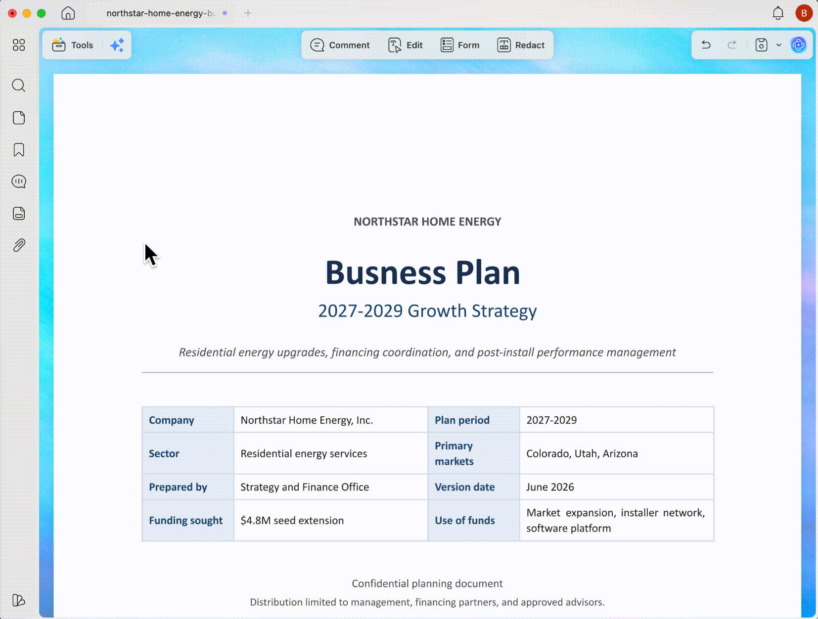 edit and annotate the converted PDF