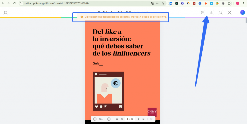 Qué puedes controlar con el enlace de Puede ver