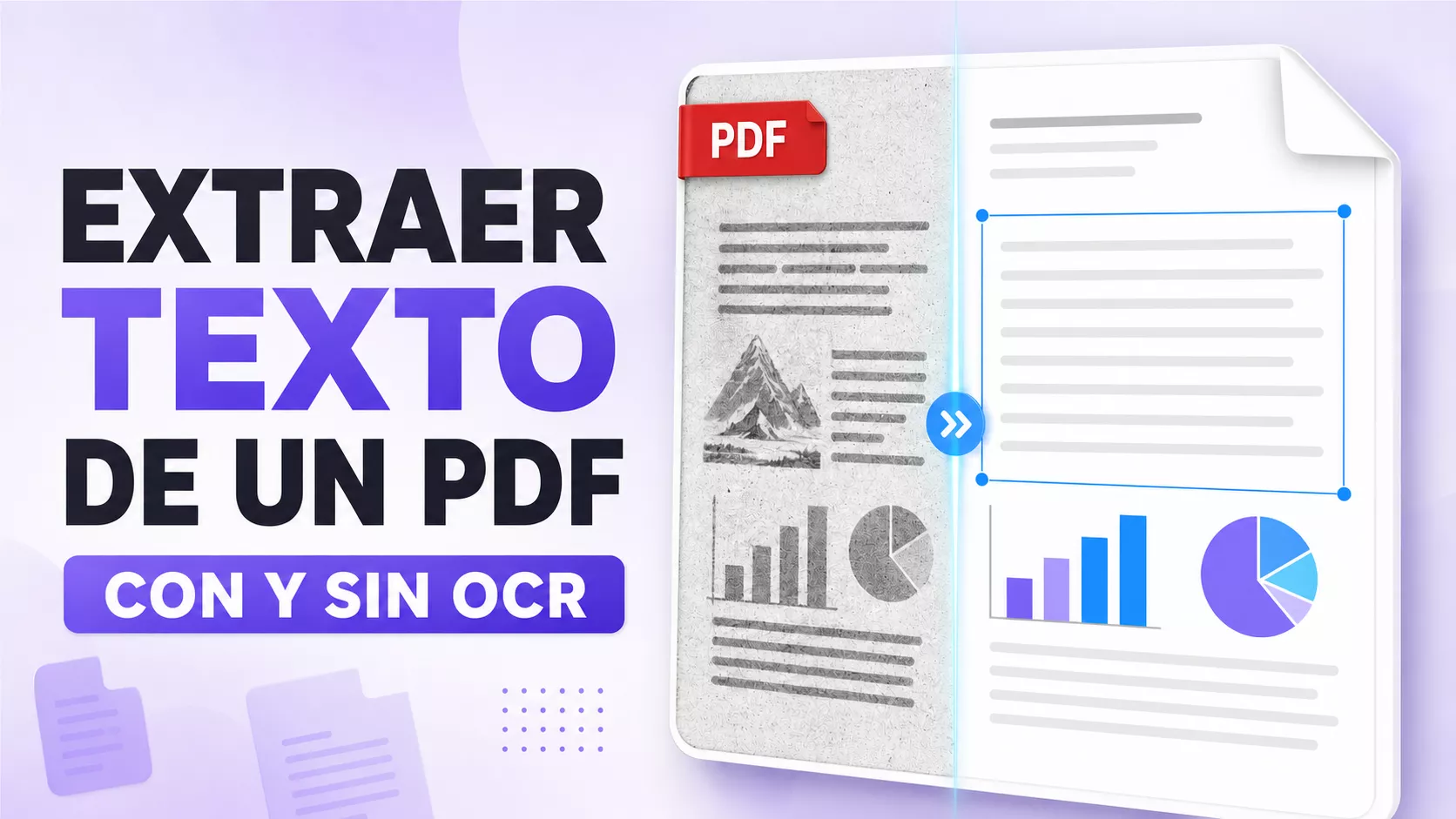 Formas accesibles de extraer texto de PDF con y sin OCR conservando la calidad