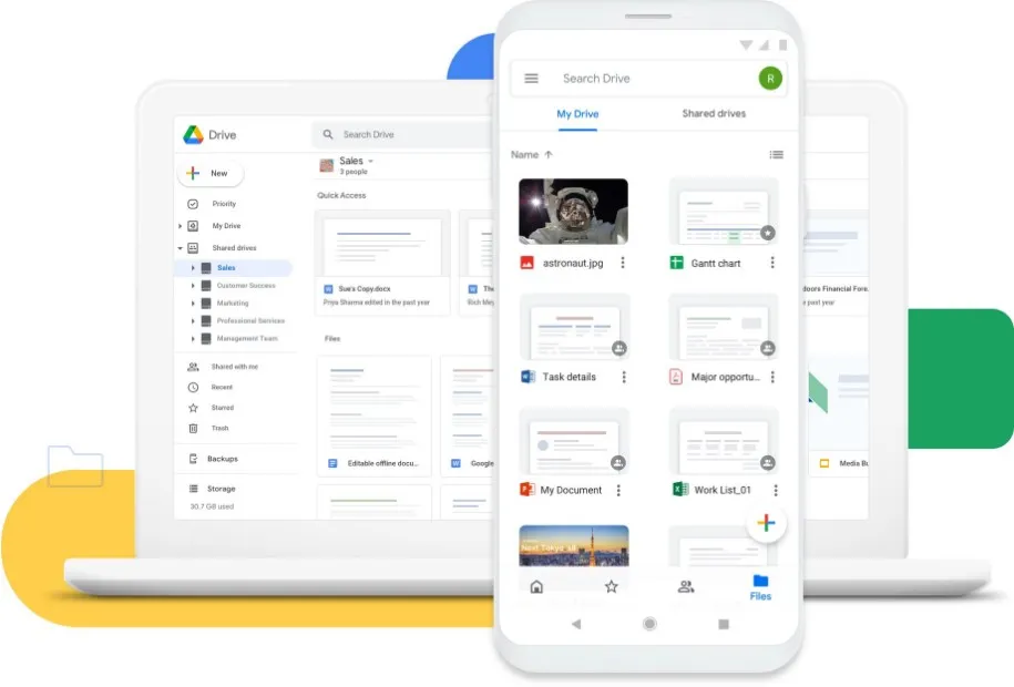 google drive file sharing app