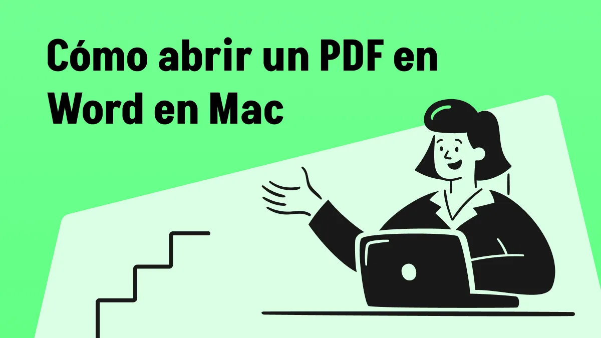 Cómo abrir un PDF en Word en Mac