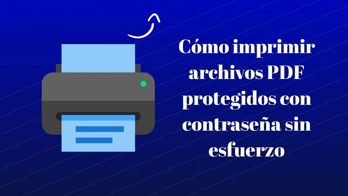 Cómo imprimir un archivo PDF protegido o bloqueado