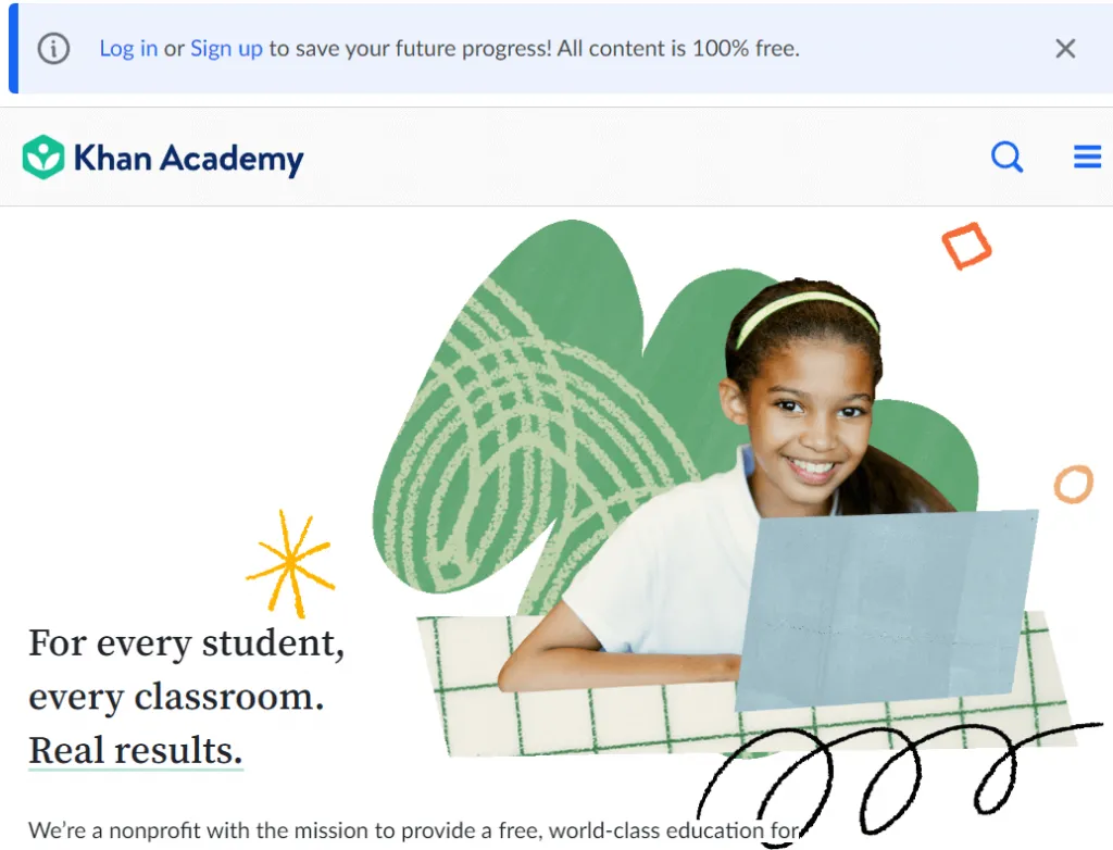 Khan Academy - No. 1 Learning Website for High School Students