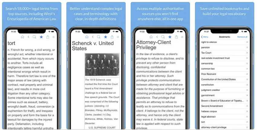 Legal Dictionary - One of best free apps for law students
