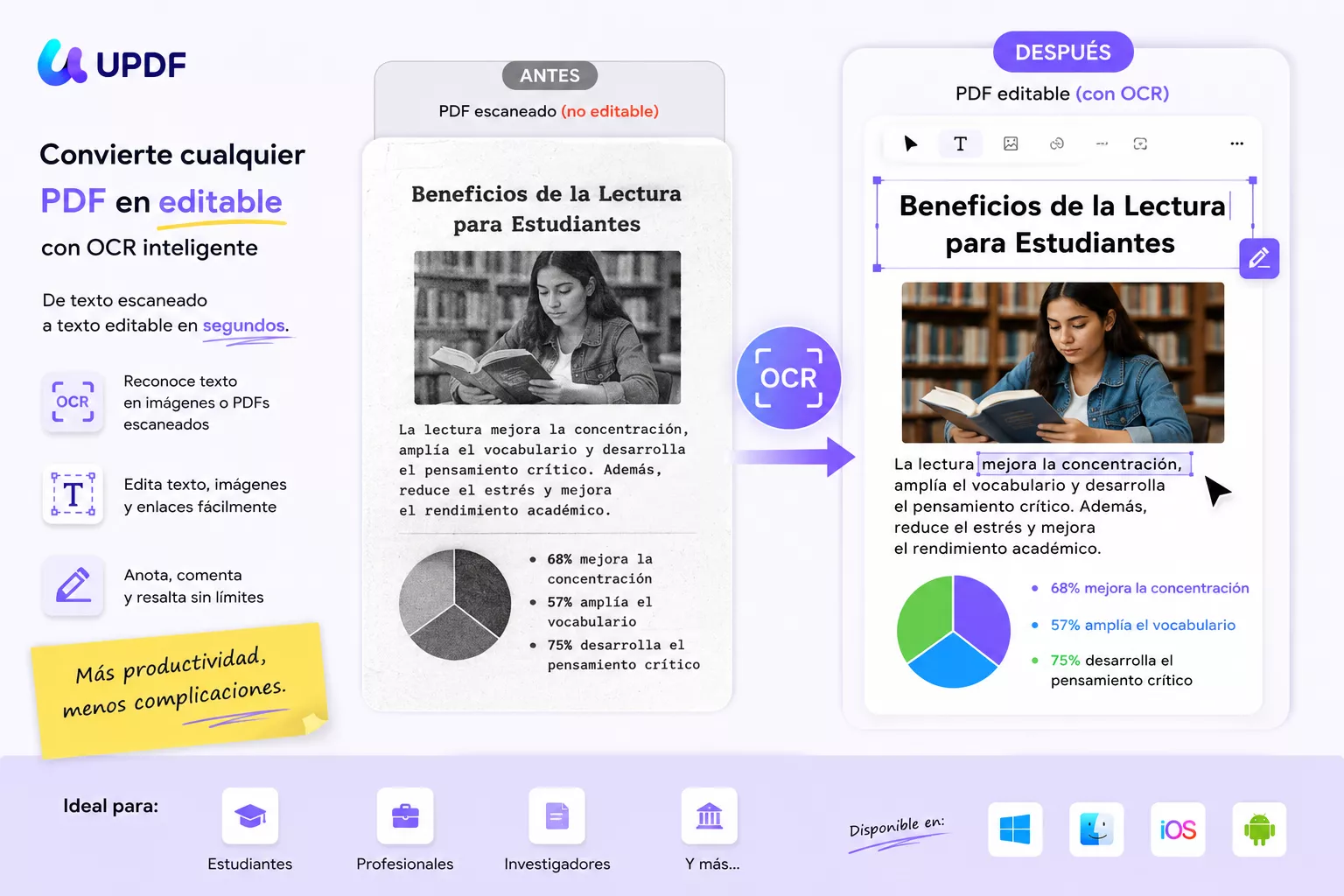 Guía completa: Cómo editar un PDF normal o escaneado con OCR